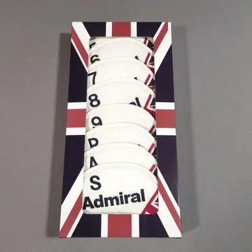 Admiral 아이언용 골프헤드커버 8개입 화이트