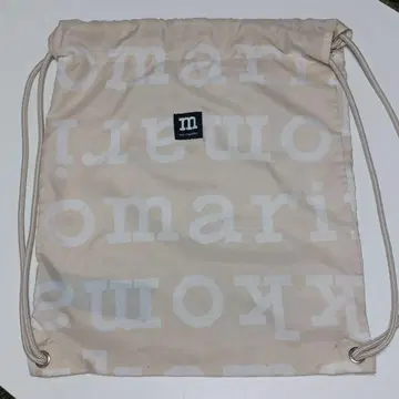 마리메꼬 드로우 스트링 백 베이지