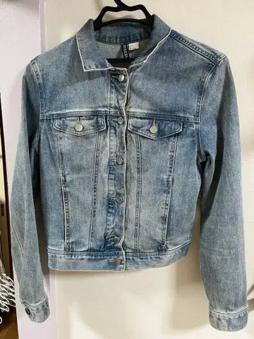라이트 블루 데님 자켓