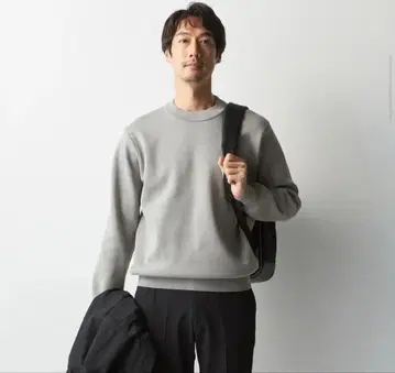 BIZ KNIT (BIZ KNIT) 밀라노 리브 크루넥