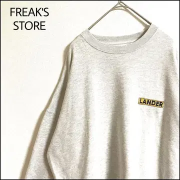 FREAK'S STORE 맨투맨 그레이 오버 사이즈 LANDER