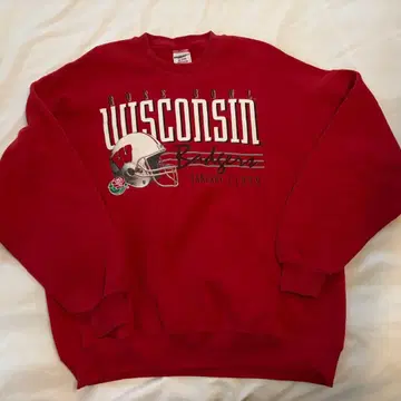 US 구제 의류 rose bowl 위스콘신 배저스 트레이닝복 빨간색