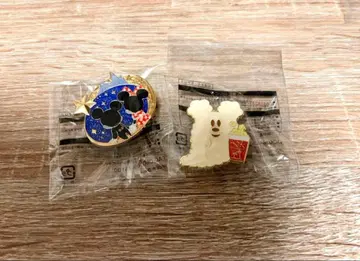 디즈니 할로윈 핀 배지 2개 세트