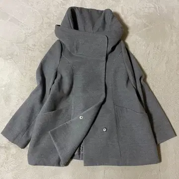 Somari 후드 부착 판초 코트 Sz.1 오샤레 워커 미사용 새상품