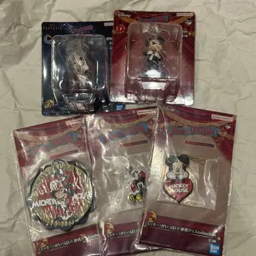 미키 제일복권 미니 피규어 참 2종 러버 컬렉션 3종