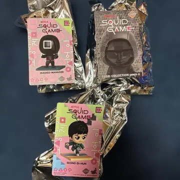 오징어 게임 코스튬 3종 세트