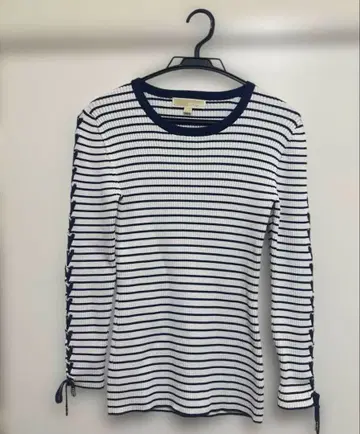 MICHAEL KORS 보더 니트 긴팔 S