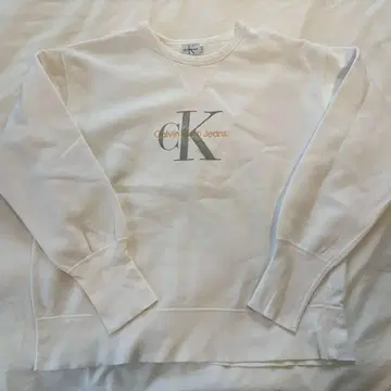 Calvin Klein Jeans 화이트 맨투맨 L usa제