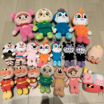 호빵맨 봉제 인형 세트