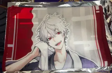 니지산지 극락탕 콜라보 쿠츠하 타월