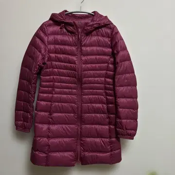 유니클로 울트라 라이트 다운 코트 / 핑크 / S 사이즈