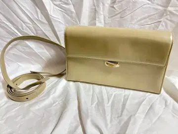 [ 새상품급! ] mila schon 밀라 쇤 베이지 가죽 숄더백