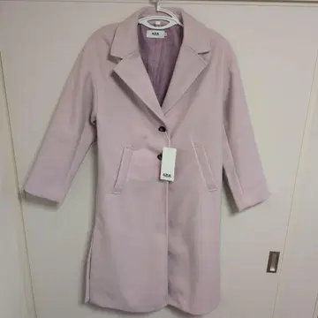 롱 코트 M 사이즈 라벤더