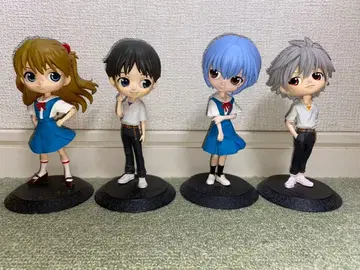 Qposket 에반게리온 피규어 4체 세트