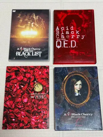 Acid Black Cherry 라이브 DVD 세트