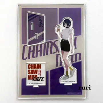 [ 미개봉 ] 체인소 맨 카페 레제 아크릴 스탠드