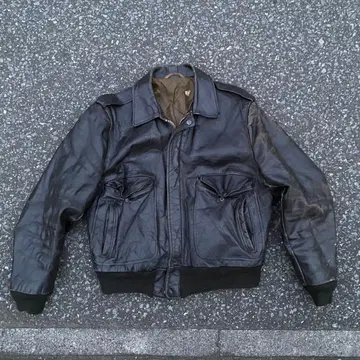 [천연 가죽] 레더 봄버 자켓