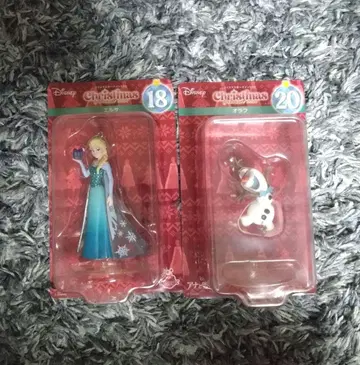 디즈니 HAPPY 복권 크리스마스 오너먼트 엘사 올라프 DISNEY