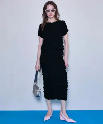 MAISON SPECIAL Shirring skirt