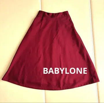 [ BABYLONE ] 바빌론 플레어 스커트 레드
