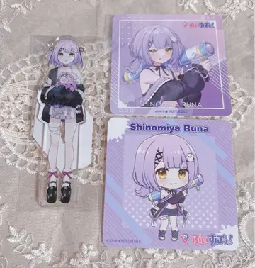 브이스포! 시노미야 루나 아크릴 스탠드 gigo 코스터