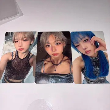 HANA JISOO 지수 트레이딩 카드 blue jeans 컴프