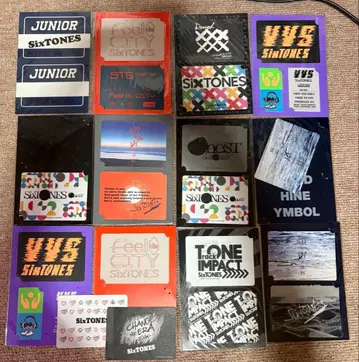 SixTONES 역대 투어 스티커 세트