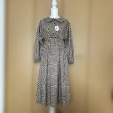 apres jour 체크 원피스