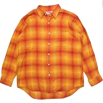 일본제 80s 90s ixi:z 이크시즈 옴브레 체크 플란넬 셔츠
