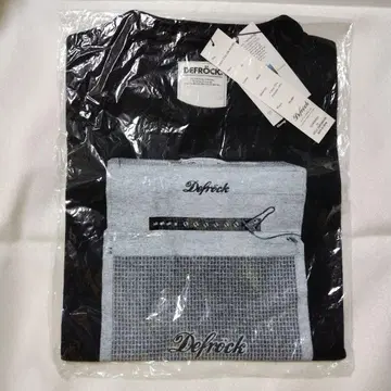 DEFROCK 앰프 패턴 반팔 티셔츠 블랙