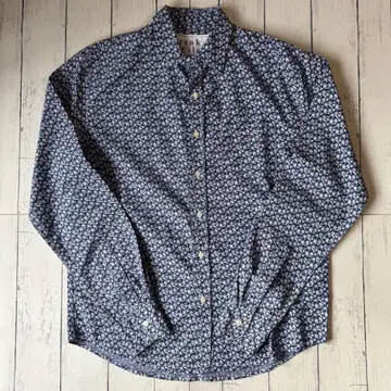 Frank&Eileen 프랭크&아이린 Luke 꽃무늬 긴팔 셔츠 xxs