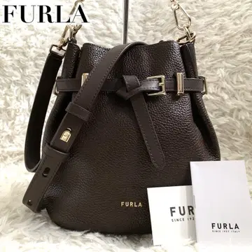 미사용급 훌라 현행 아우라 2way 숄더백 가죽 로고 카드