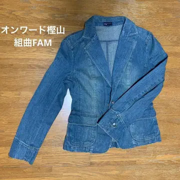 [ 쿠미쿄쿠FAM ] KUMIKYOKU FAM. 데님 자켓