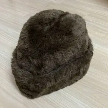 Crambes/크랜베스 브라운 퍼 플라이트 캡 58cm