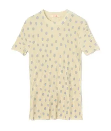 BACCA 레이온 라메 리브 하프 슬리브 니트 25SS