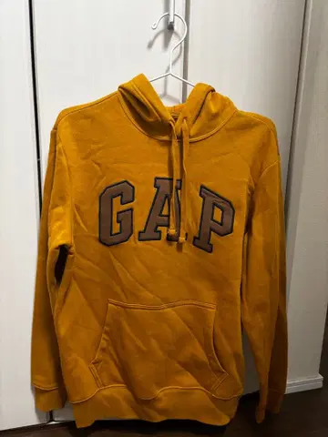 GAP 머스타드 후드 부착 후드티 XS