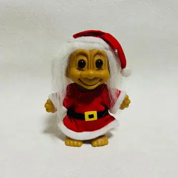 빈티지 트롤 인형 RUSS 산타클로스 화이트 헤어