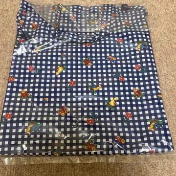 [ 미사용 새상품 ] 학교 페이 손잡이 복조리 백 네이비