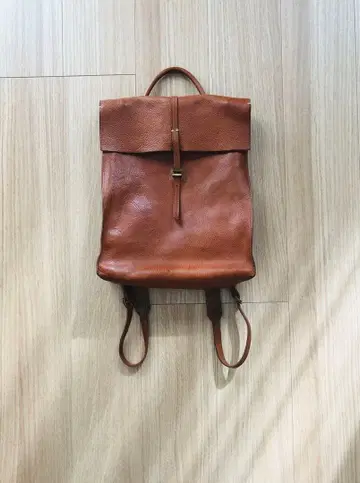 [정가 약 5만 엔] genten 가죽 백팩 가죽 백팩 토스카토레