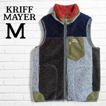 클리프 메이어 더블 지퍼 샤기 보아 베스트 남성용 M 가슴 포켓 복슬복슬