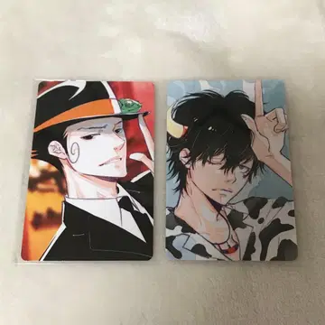 아마노 아키라 전시회 특전 셀카풍 트레이딩 카드 리본 람보 티켓 포함