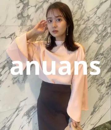 새상품급 anuans 긴팔 블라우스 FREE 코랄 여성용