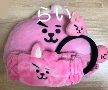 BT21 쿠키 판초 머리띠 헤어밴드