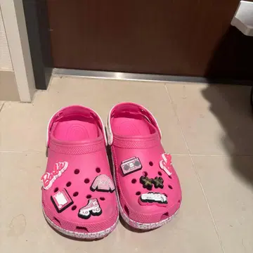 바비 클로그 샌들 핑크