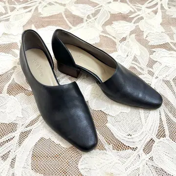 [ 새상품급 ] A de Vivre 펌프스 천연 가죽