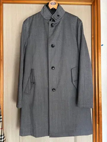 [ 사용품 ] 뉴요커 스탠드 카라 코트 이너 있음