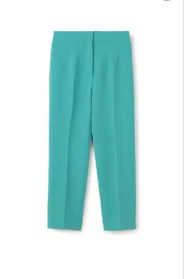 터콰이즈 슬랙스 하이웨스트