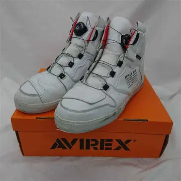 아비렉스 프리락 와이어 시스템 하이컷 스니커즈 화이트