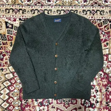 Tenderloin 모헤어 가디건 다크 그린