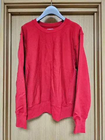 LES TIEN 크루넥 맨투맨 레드